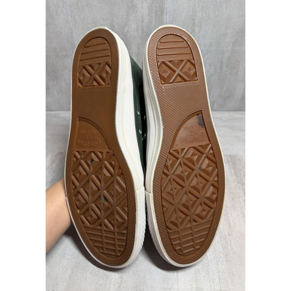 Converse Chuck Taylor All Star CONS Shoes Unisex 12M/14W Green Suede High Top - Picture 14 of 15